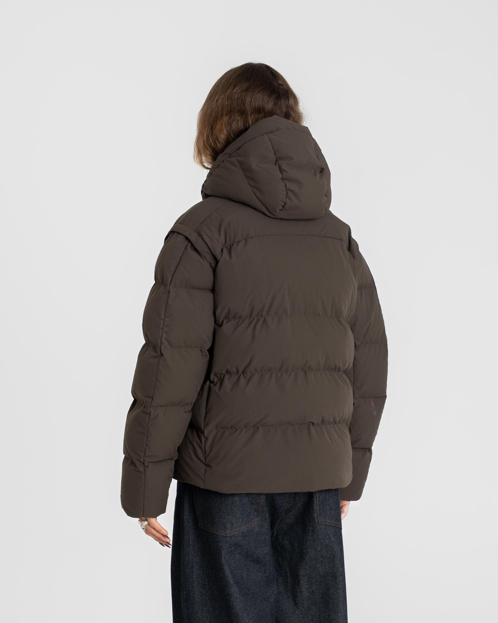 Pufferjacke braun